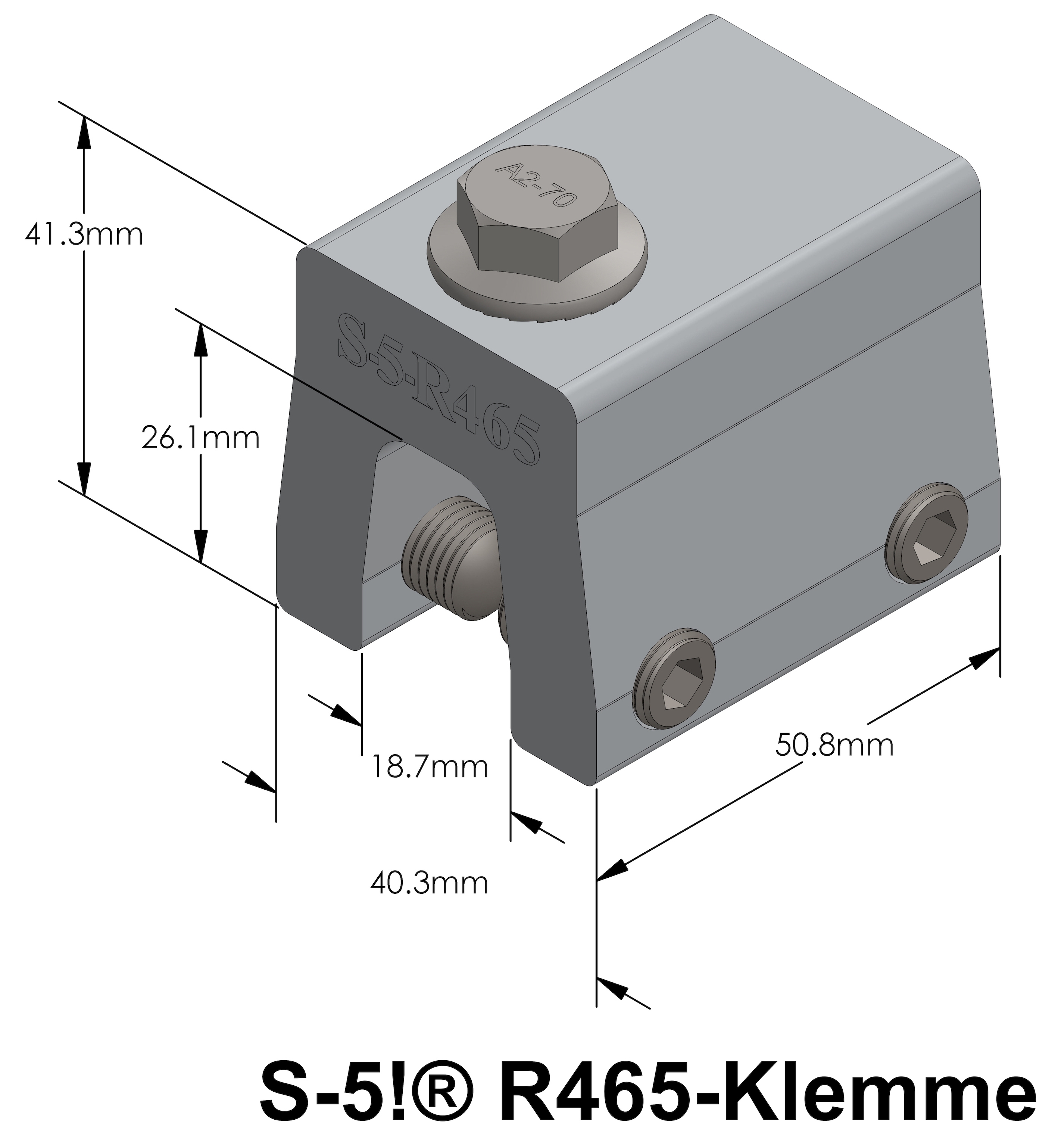 Detail R465-Klemme